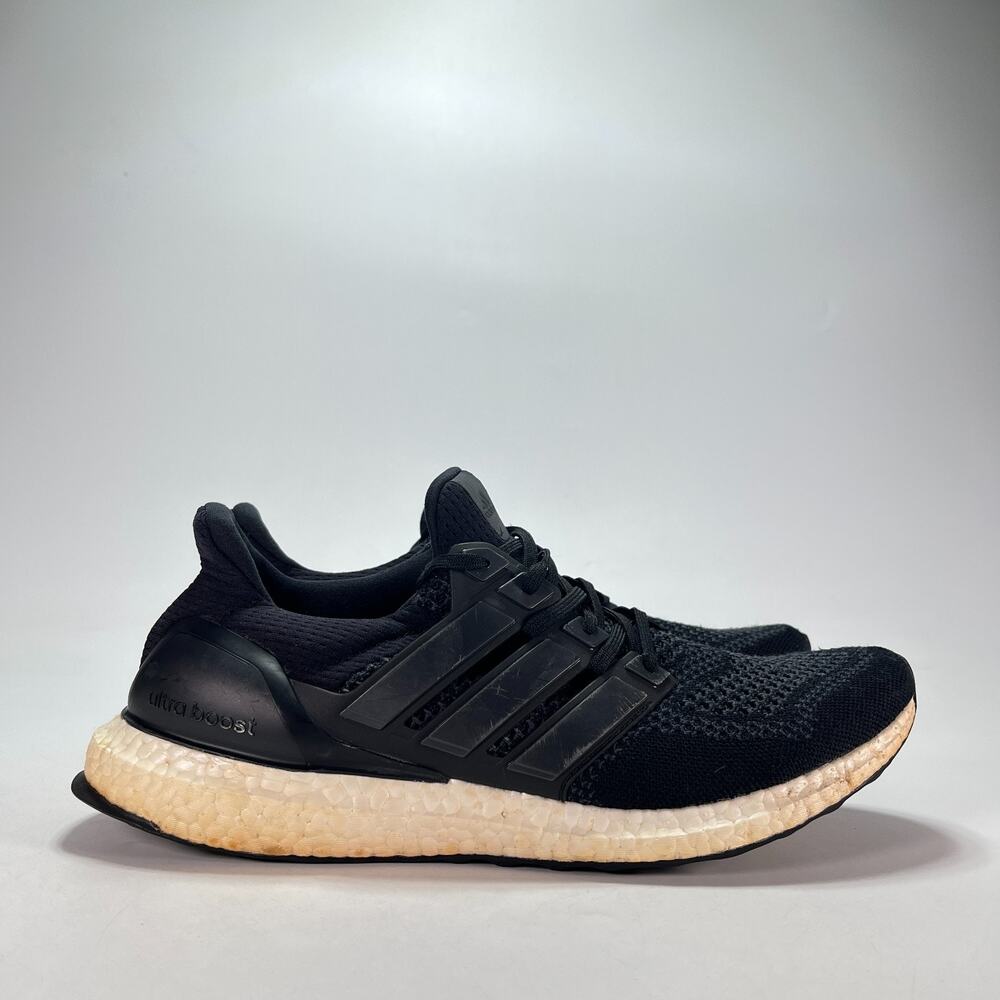 adidas UltraBoost 1.0 Core Black Athletic Running Shoes S77417 Men's Size 11.5